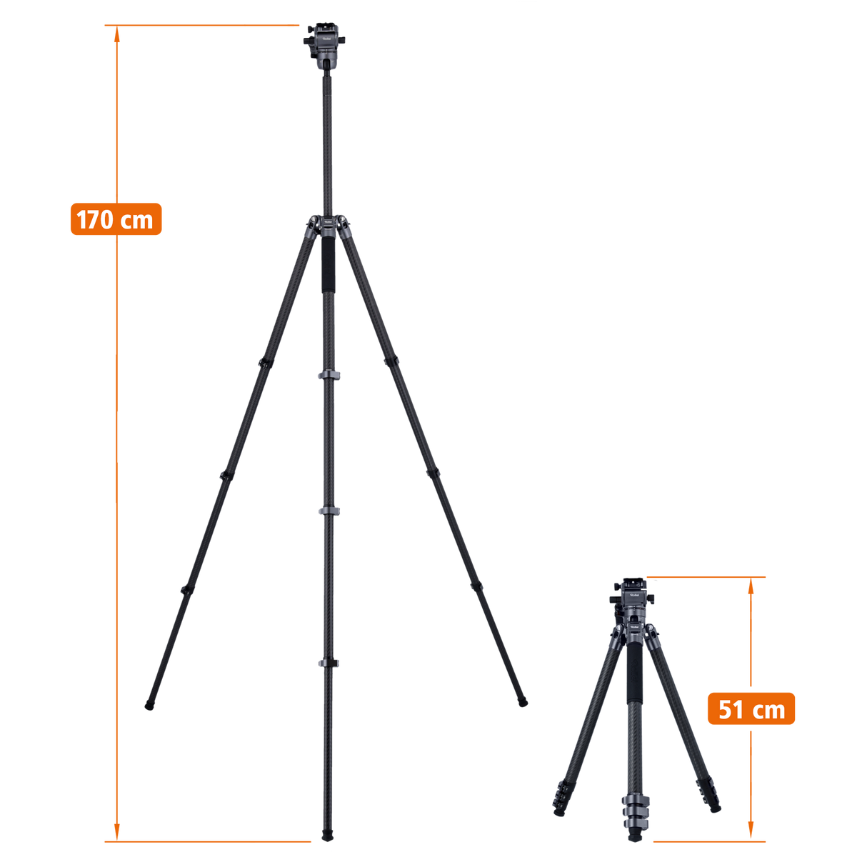 Easy Traveler XL Carbon Videostativ