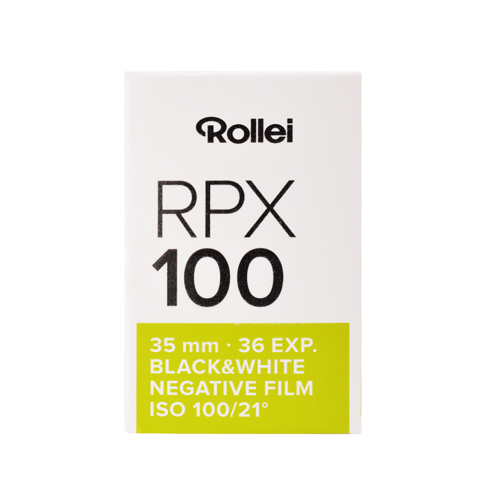 RPX Schwarzweiß-Negativfilm | 35 mm & Rollfilm | ISO 25 / 100 / 400