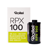 RPX Schwarzweiß-Negativfilm | 35 mm & Rollfilm | ISO 25 / 100 / 400