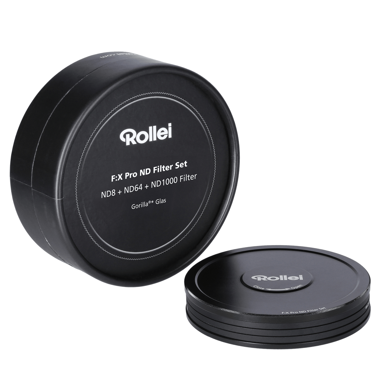 Rollei Filter F:X Pro Rundfilter Graufilter Set (ND8 / ND64 / ND1000)